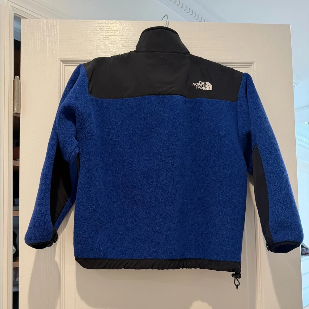 The North Face Denali Performance Jacket in Blue and Black Size Youth M Like New